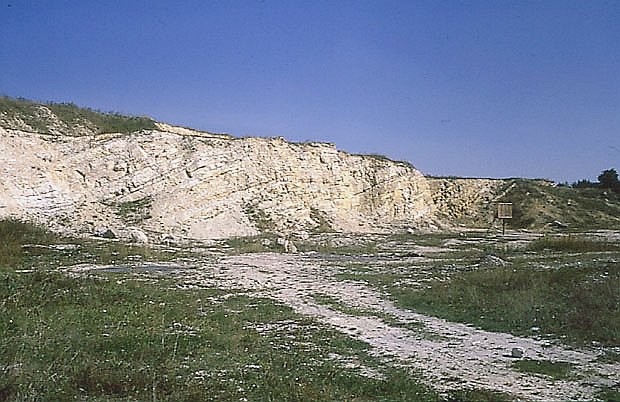 Oglny widok nieczynnego kamienioomu