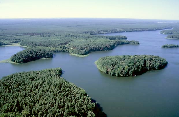 Leno-jeziorny krajobraz Drawieskiego PN