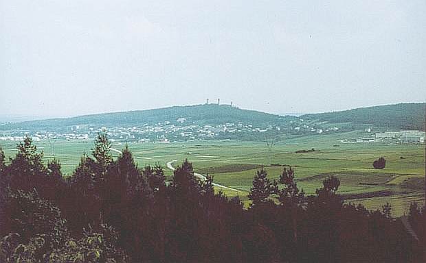 Widok z gry Zelejowej na Pasmo Chciskie