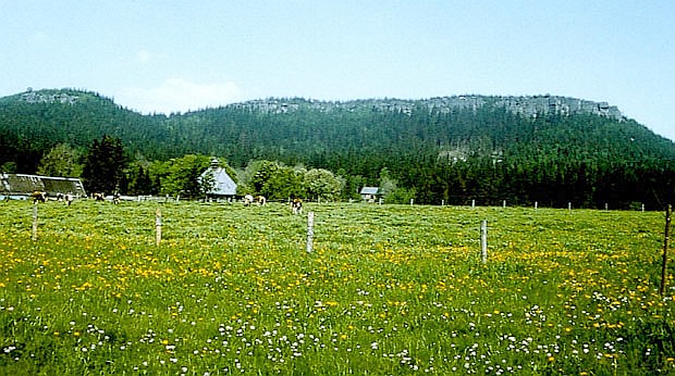Szczelice Wielki i May od strony Karowa