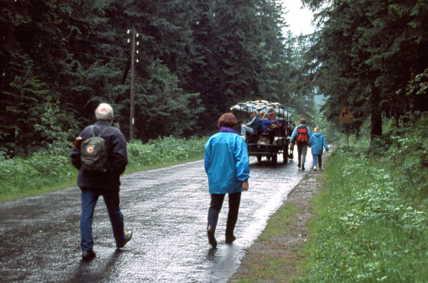 Tatrzaski PN - do Morskiego Oka "tramwajem" konnym lub pieszo asfaltem, ale to nie jest turystyka