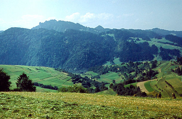 Popradzki PK - widok na Pust Wielk