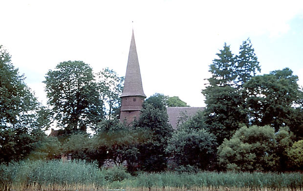 Drewniany koci w Lenie