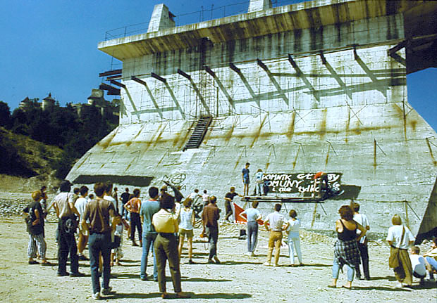 Protesty przeciw budowie zbiornika czorsztyskiego