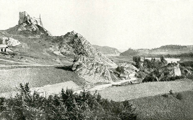 Zamek w Czorsztynie - fot. z pocz. XX w.