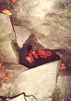 Grota Zbjnicka na opieniu