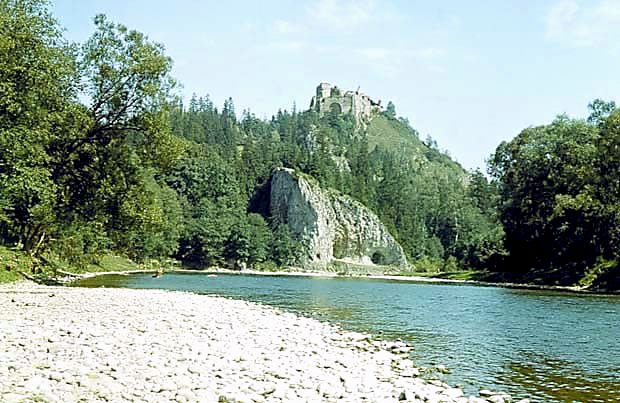 Rezerwat ''Zamek Czorsztyn" ok. 1980 r.