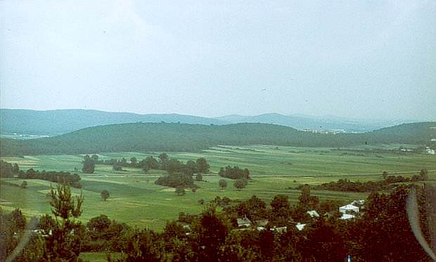 Widok oglny z gry Zelejowej na Grzbiet Bolechowicki