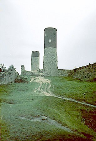 Ruiny zamku w Chcinach