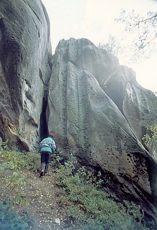 Formy rzeby skaek piaskowcowych w grupie ''Przdki''
