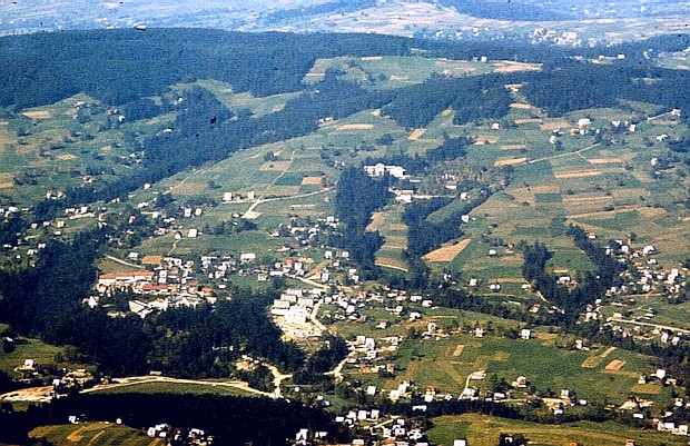 OChK - degradujce krajobraz rozproszenie zabudowy - Podhale z Giewontu