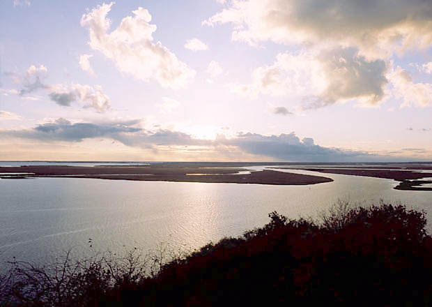 Wyspy delty rzeki winy