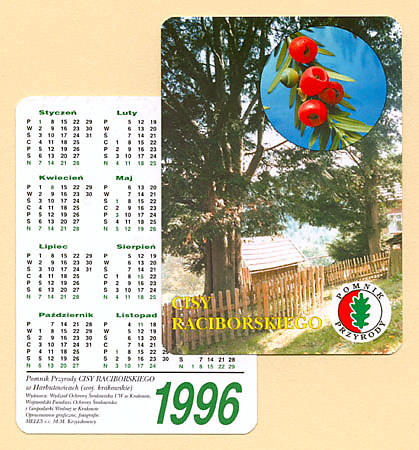 Kalendarzyk z "Cisami Raciborskiego"