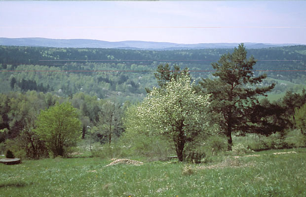 Widok na pasmo Chwaniowa