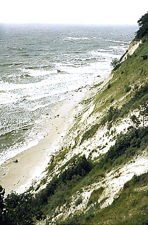 Klif w Woliskim Parku Narodowym